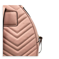 GG Marmont Backpack Pink in Calfskin, Gold hardware