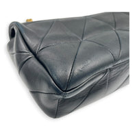 Jamie Shoulder Bag Medium Black in Lambskin, Gold hardware
