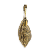 1970 Shoulder Bag Gold in Python Leather, Gold hardware