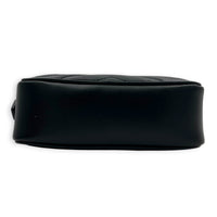 GG Marmont Crossbody Bag Mini Black in Calfskin, Antique Brass hardware