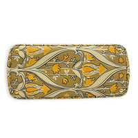 Galleria Floral Yellow Tote Bag in Saffiano Leather, Gold hardware