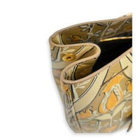 Galleria Floral Yellow Tote Bag in Saffiano Leather, Gold hardware
