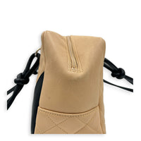 Cambon Shoulder Bag Beige in Lambskin, Silver hardware