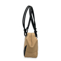 Cambon Shoulder Bag Beige in Lambskin, Silver hardware