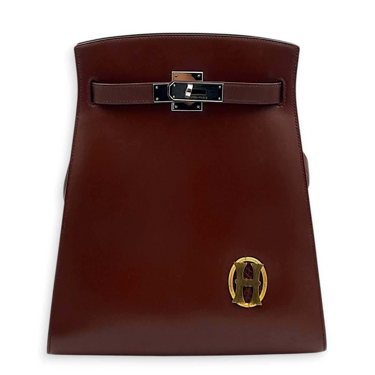 Kelly Sport Havane Shoulder Bag in Box, Palladium hardware