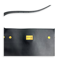 Bel Air Shoulder Bag Small Black in Calfskin, Gold hardware