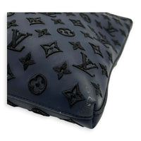 Addiction Lockit Vertical MM Blue Tote Bag in Rubber, Gold hardware