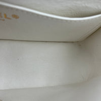 CC Shoulder Bag Bicolor in Lambskin, Gold hardware