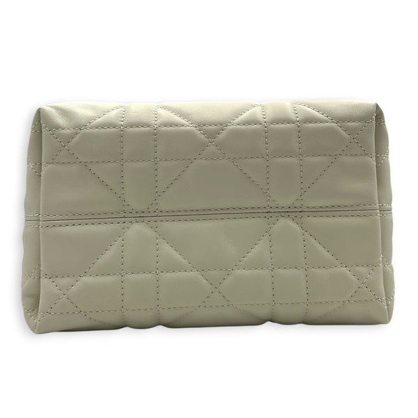 Toujours Tote Bag Vertical  White in Calfskin, Gold hardware
