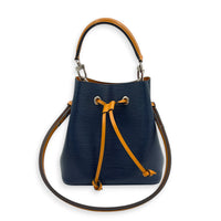 NeoNoe Bucket Bag BB Indigo / Saffron in Epi Leather, Gold hardware