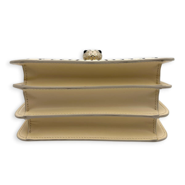 Serpenti Forever Top Handle Bag Beige