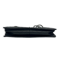2.55 Black Tote Bag in Calfskin, Ruthenium hardware
