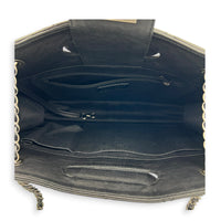 2.55 Black Tote Bag in Calfskin, Ruthenium hardware