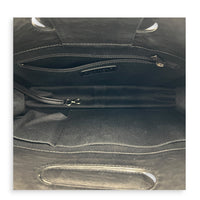 2.55 Black Tote Bag in Calfskin, Ruthenium hardware
