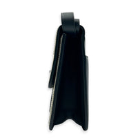 30 Montaigne Shoulder Bag Black in Calfskin, Monochrome hardware