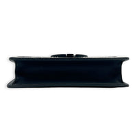 30 Montaigne Shoulder Bag Black in Calfskin, Monochrome hardware