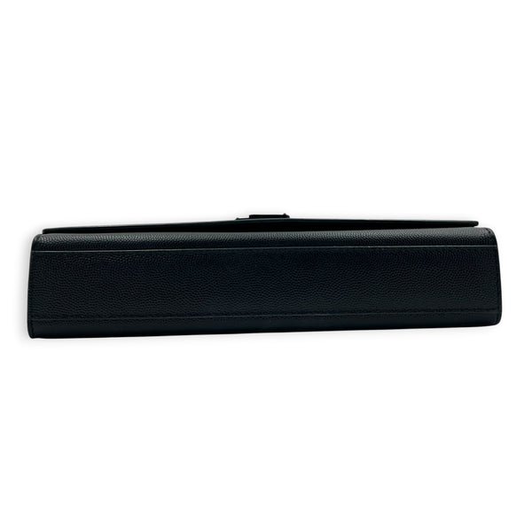 Kate Black Wallet On Chain in Calfskin, Monochrome hardware