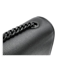 Kate Black Wallet On Chain in Calfskin, Monochrome hardware