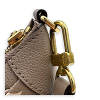 Bagatelle Shoulder Bag Tourterelle in Monogram Empreinte Leather, Gold hardware