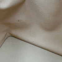 Noe Bucket Bag White in Coated Canvas, Gold hardware