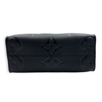 OnTheGo Top Handle Bag PM Black in Empreinte Leather