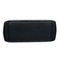 GST Tote Bag Black in Caviar Leather, Silver hardware