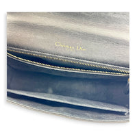 Diorama Shoulder Bag Black in Calfskin, Antique Brass hardware