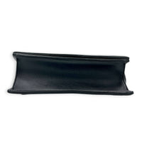 Diorama Shoulder Bag Black in Calfskin, Antique Brass hardware