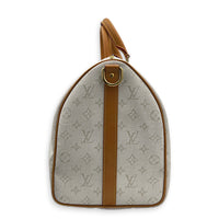 Keepall Duffle Bag 45 Heritage in Monogram Coated Canvas, Gold hardware