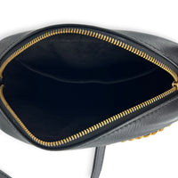 New Wave Crossbody Bag Black in Calfskin, Gold hardware