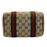 Boston Top Handle Bag Mini Beige, Gold hardware