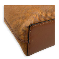 Anagram Tote Bag Brown in Canvas, Gold hardware