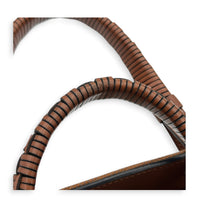 Anagram Tote Bag Brown in Canvas, Gold hardware