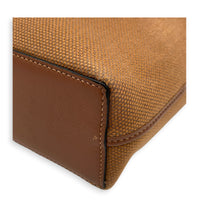 Anagram Tote Bag Brown in Canvas, Gold hardware
