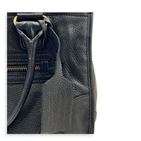 Prada tote Top Handle Bag Nero in Calfskin, Gold hardware