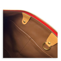Speedy P9 Top Handle Bag 30 Rouge, Gold hardware