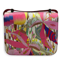 Constance 24 Rose Mexico Swift and Marble Silk Shoulder Bag in Marble Silk, Palladium hardware