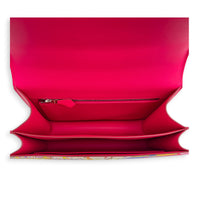 Constance 24 Rose Mexico Swift and Marble Silk Shoulder Bag in Marble Silk, Palladium hardware