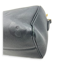 Speedy Bandouliere Top Handle Bag 25 Black in Empreinte Leather, Gold hardware