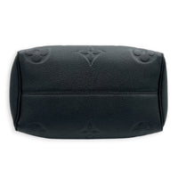 Speedy Bandouliere Top Handle Bag 25 Black in Empreinte Leather, Gold hardware
