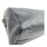 Speedy Bandouliere Top Handle Bag 25 Black in Empreinte Leather, Gold hardware