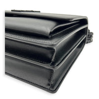 Sunshine Shoulder Bag Black in Calfskin, Monochrome hardware