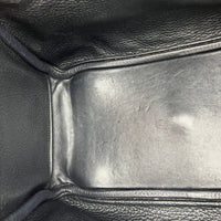 Lindy 30 Black Shoulder Bag in Clemence, Palladium hardware