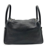 Lindy 30 Black Shoulder Bag in Clemence, Palladium hardware