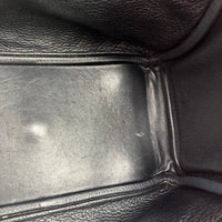 Lindy 30 Black Shoulder Bag in Clemence, Palladium hardware