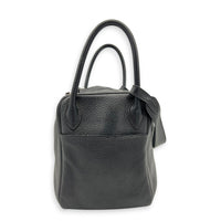 Lindy 30 Black Shoulder Bag in Clemence, Palladium hardware