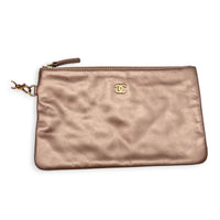 22 Tote Shoulder Bag Small Metallic Pink in Metallic, Gold hardware