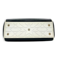 Lady D-Vibe Bowling Top Handle Bag Black in Calfskin, Silver hardware