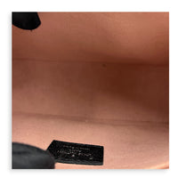 Marelle Shoulder Bag Black in Epi Leather, Silver hardware