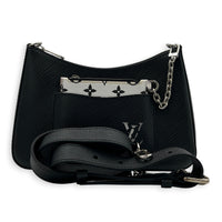 Marelle Shoulder Bag Black in Epi Leather, Silver hardware